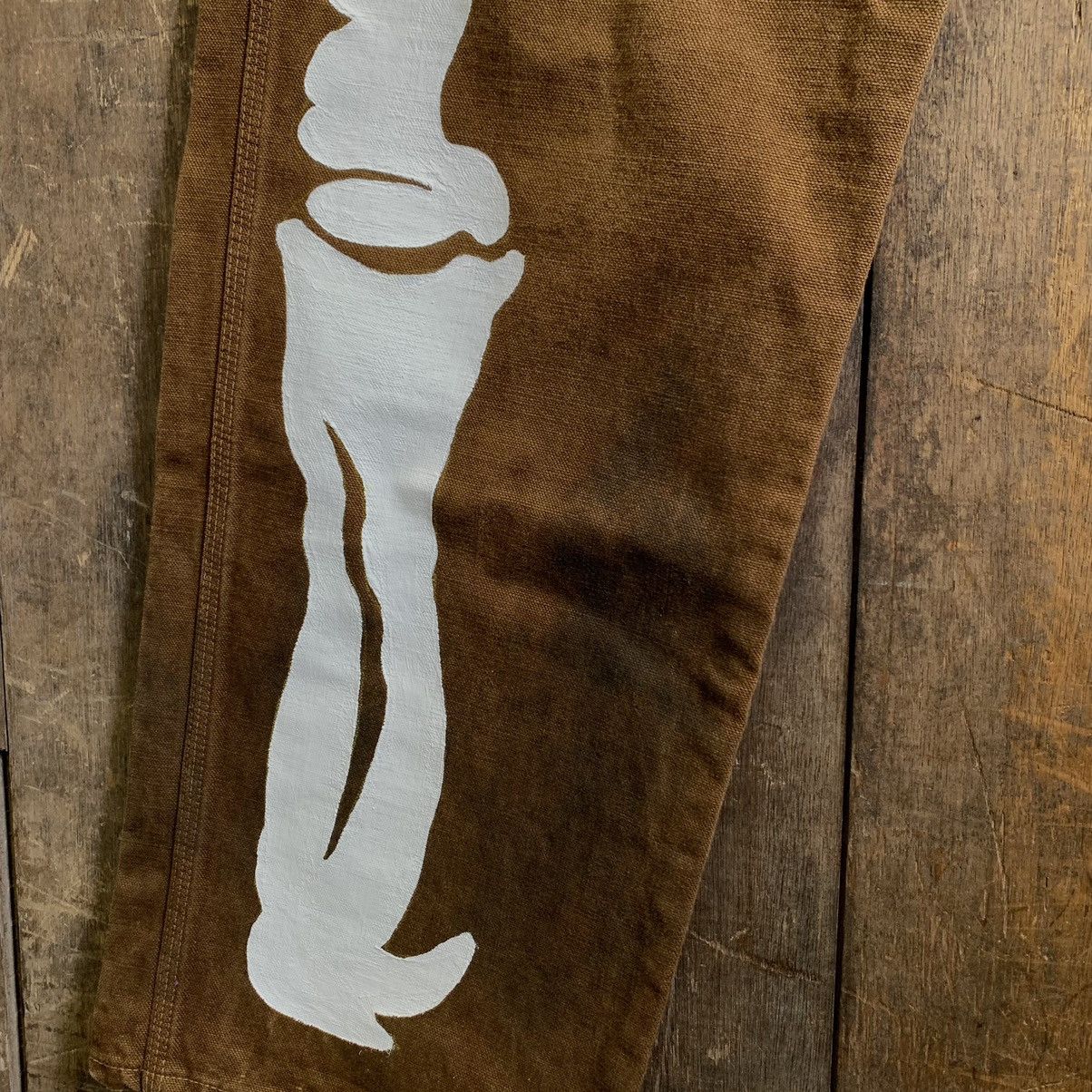 Vintage Vintage Carpenter Custom Skeleton Pants Size US 31 - 9 Thumbnail