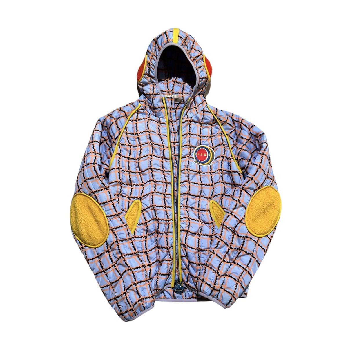 image of Marni Fw19 Frog Head Puffer Jacket in Blue, Men's (Size Small)