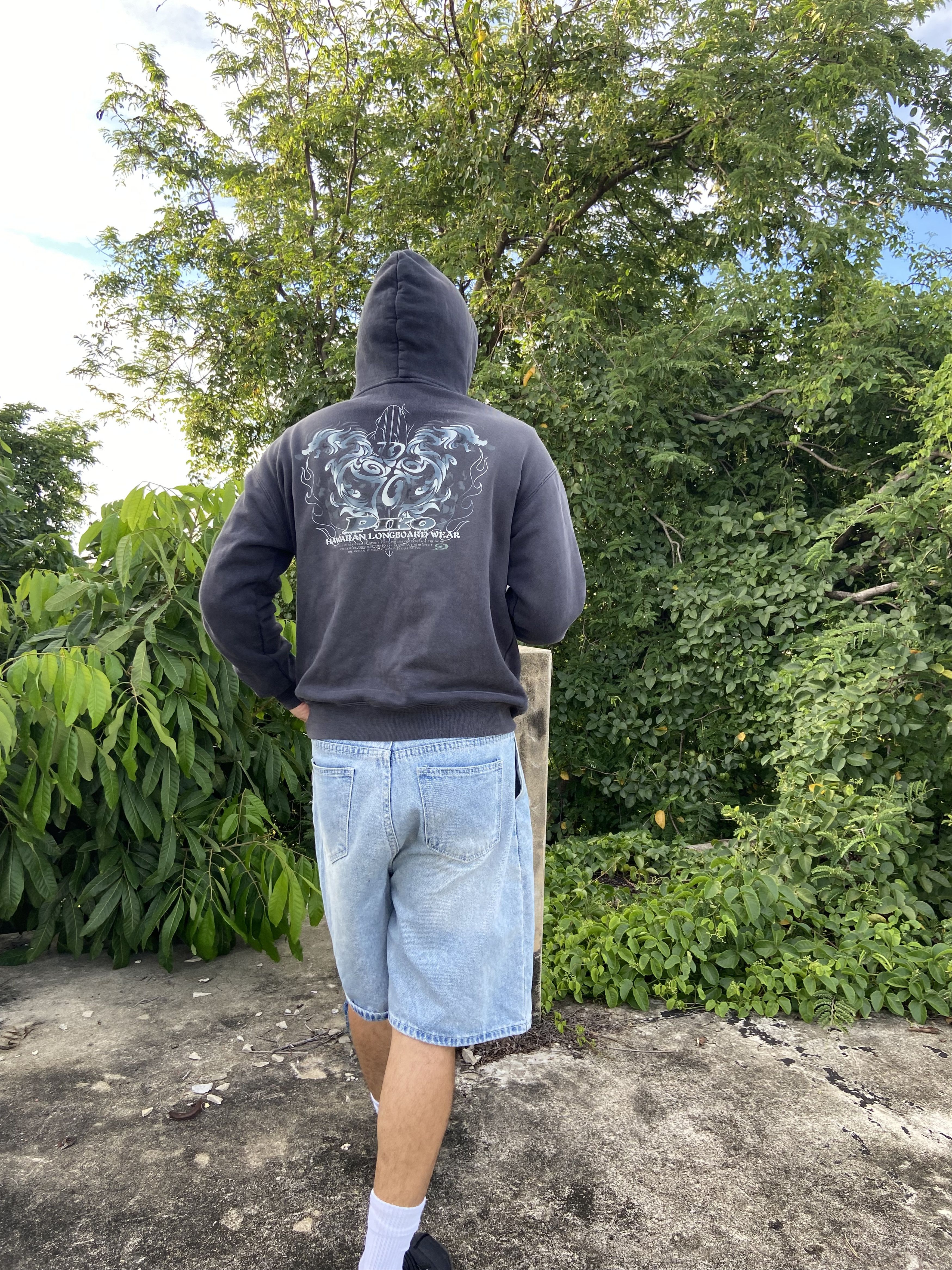 Japanese Brand FADED Vintage Piko Hawaiian Hoodie Big Logo❗️ Size US M / EU 48-50 / 2 - 5 Thumbnail