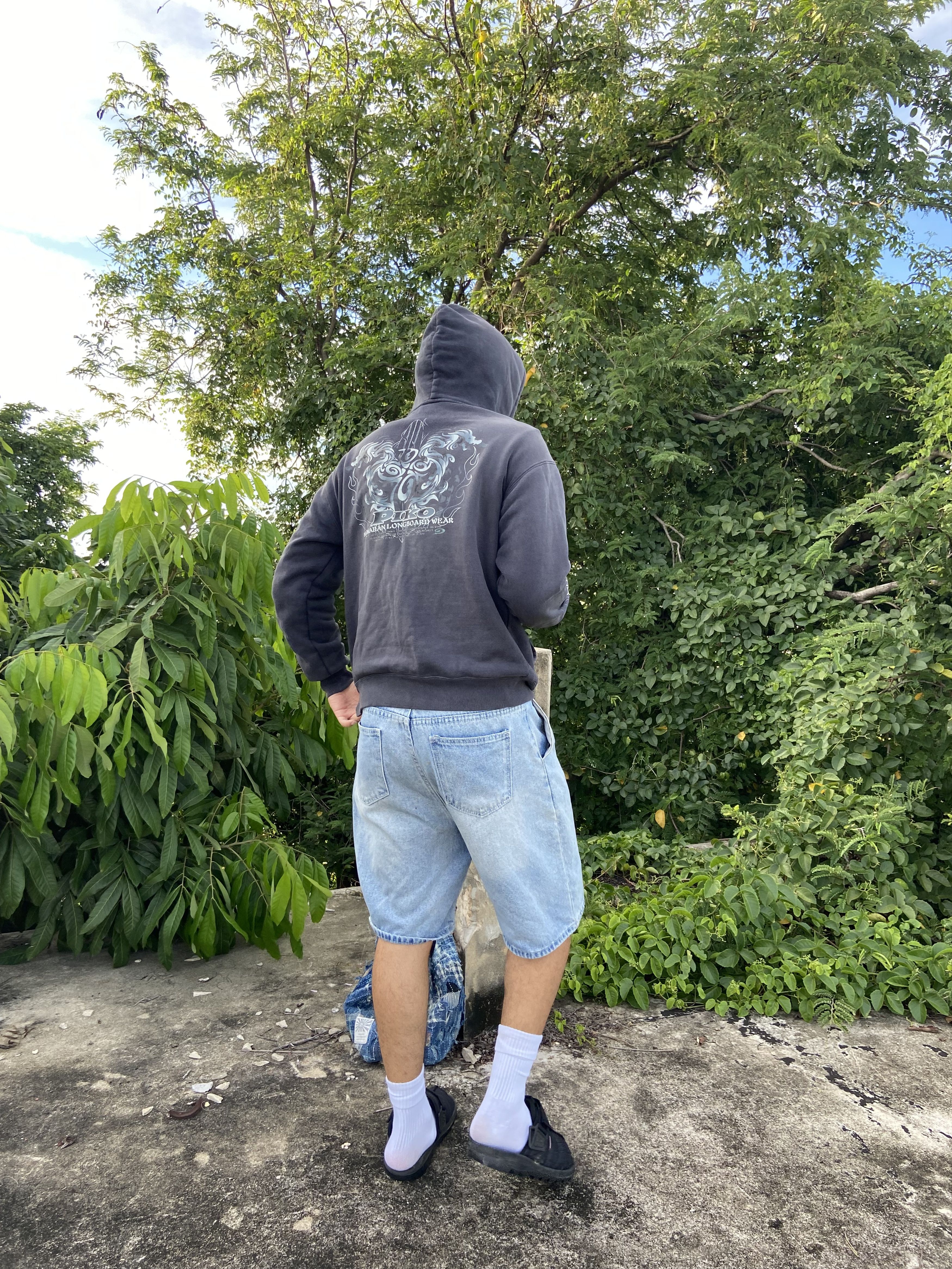 Japanese Brand FADED Vintage Piko Hawaiian Hoodie Big Logo❗️ Size US M / EU 48-50 / 2 - 6 Thumbnail