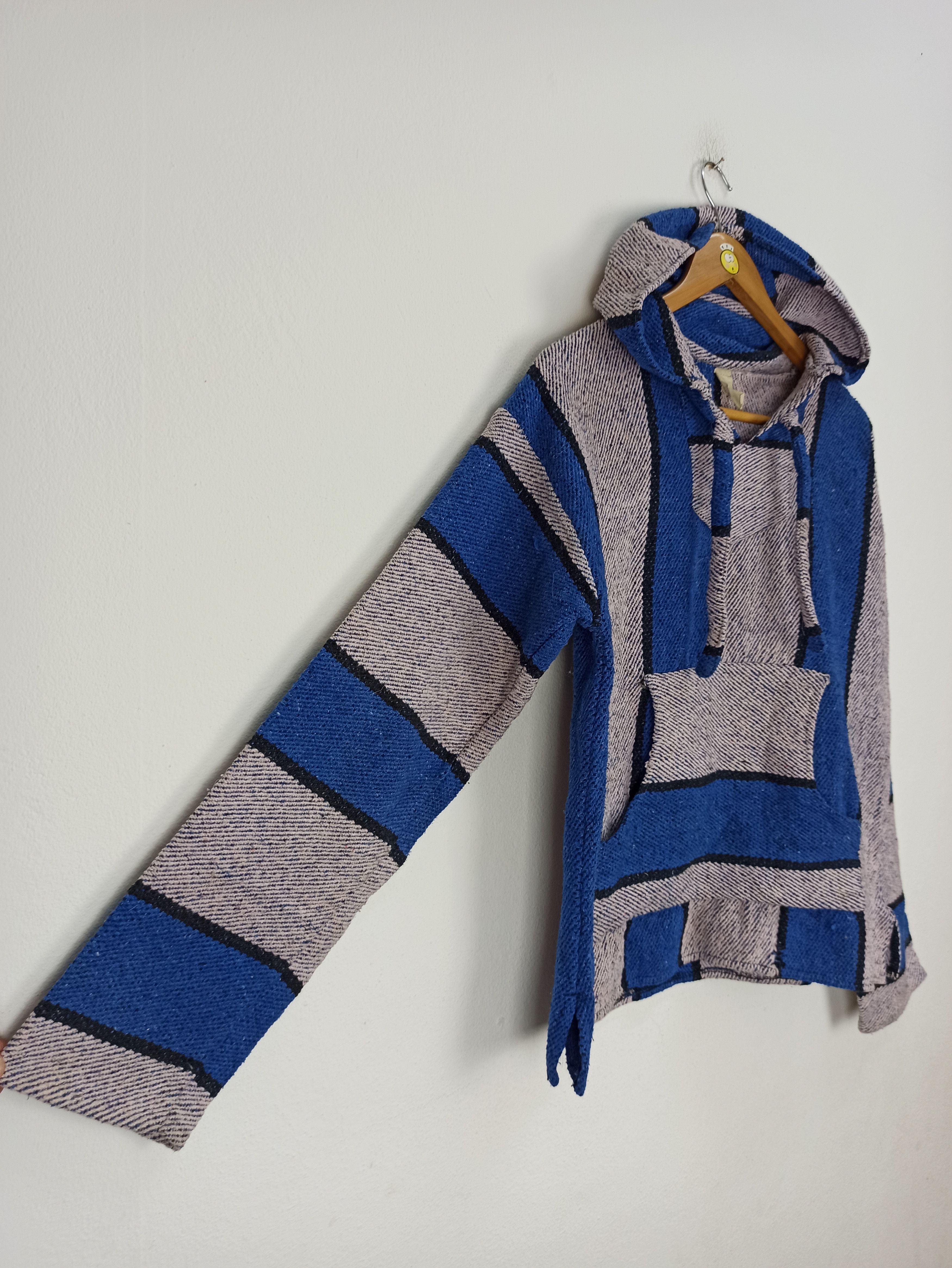 Handmade × Mexicana OG Mexican Made Hooded Baja Pullover Adam Levine Loungewear Size US L / EU 52-54 / 3 - 2 Thumbnail