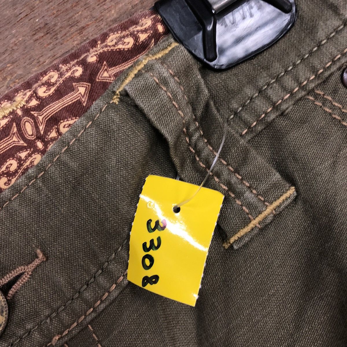 Edwin DL Edwin Green Multipocket Tactical Cargo Pants #3308 Size US 33 - 9 Thumbnail
