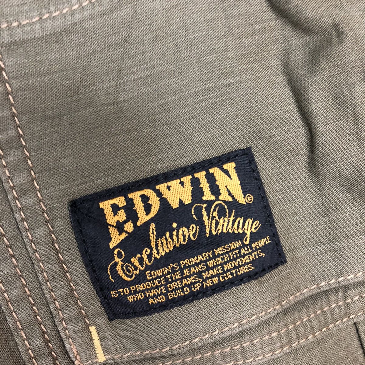 Edwin DL Edwin Green Multipocket Tactical Cargo Pants #3308 Size US 33 - 7 Thumbnail