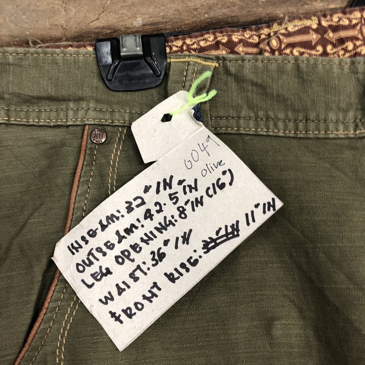 Edwin DL Edwin Green Multipocket Tactical Cargo Pants #3308 Size US 33 - 8 Thumbnail