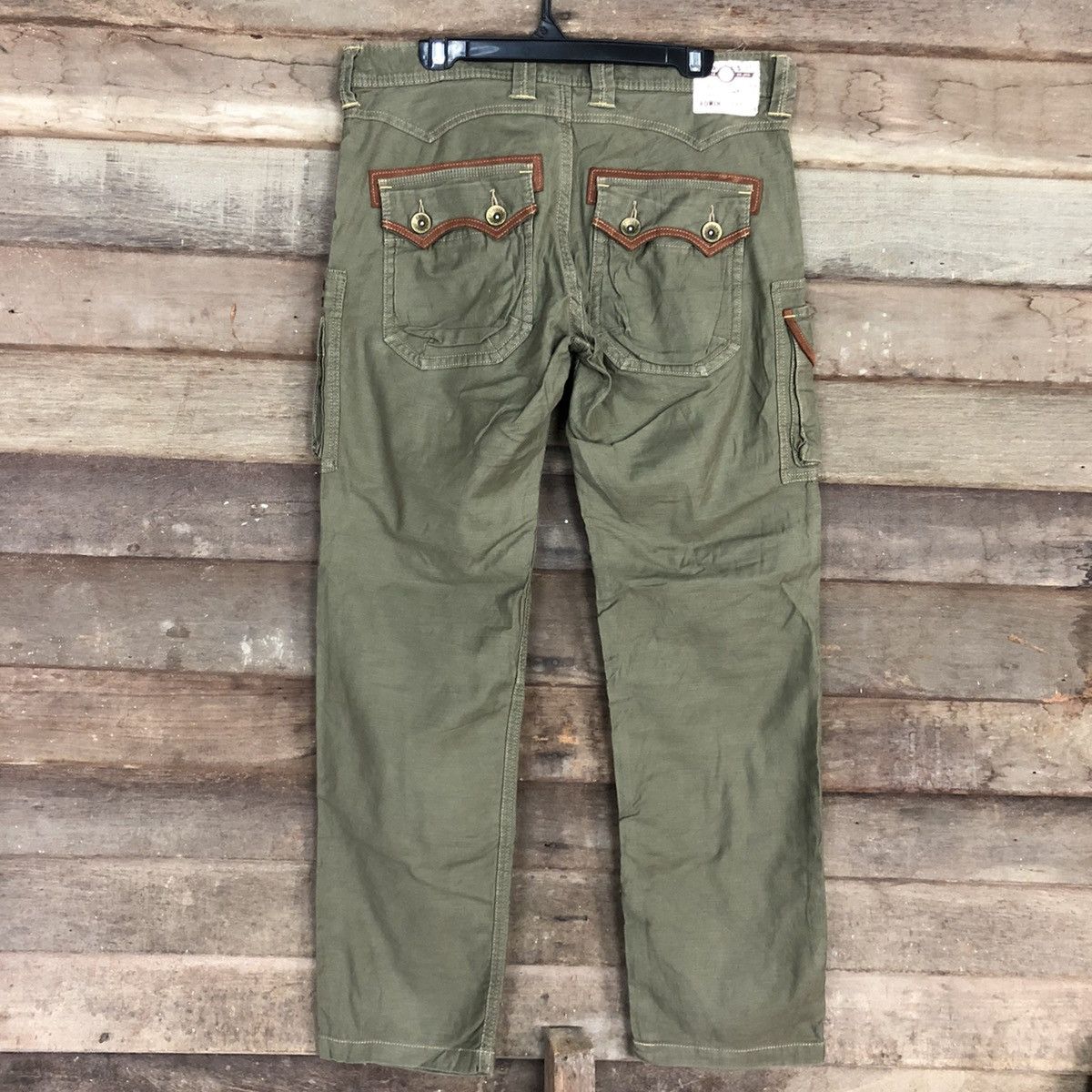 Edwin DL Edwin Green Multipocket Tactical Cargo Pants #3308 Size US 33 - 13 Thumbnail