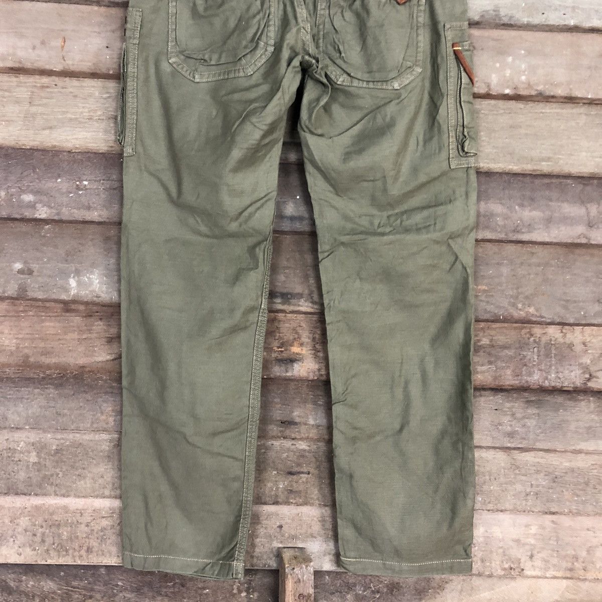 Edwin DL Edwin Green Multipocket Tactical Cargo Pants #3308 Size US 33 - 15 Thumbnail