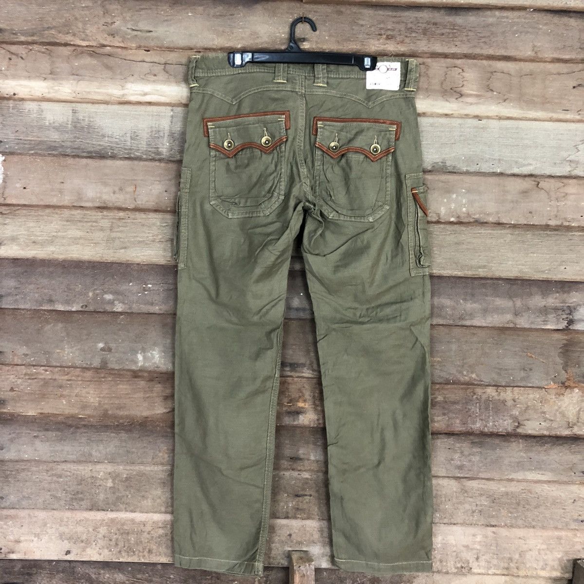 Edwin DL Edwin Green Multipocket Tactical Cargo Pants #3308 Size US 33 - 12 Thumbnail