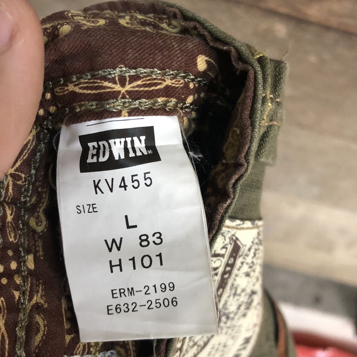 Edwin DL Edwin Green Multipocket Tactical Cargo Pants #3308 Size US 33 - 18 Thumbnail