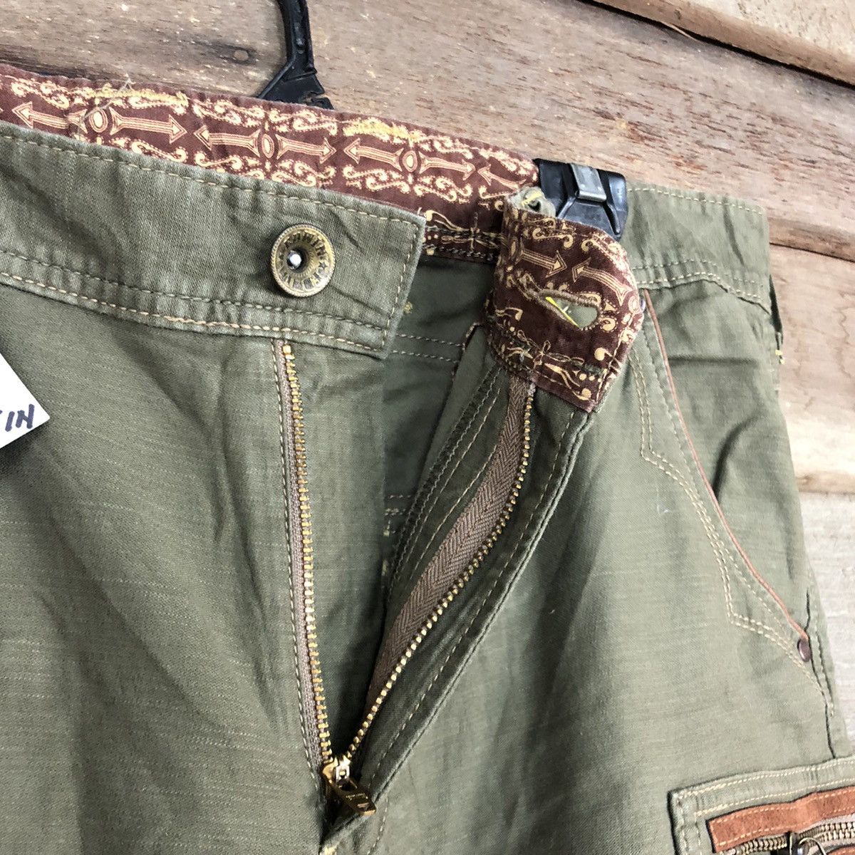 Edwin DL Edwin Green Multipocket Tactical Cargo Pants #3308 Size US 33 - 11 Thumbnail