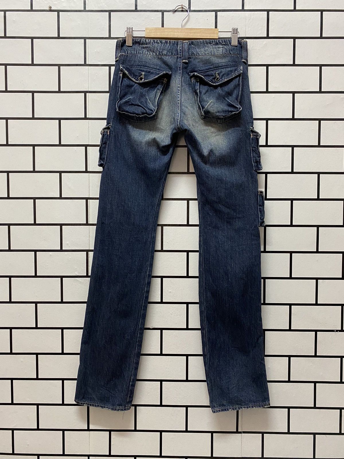 Johnbull × Vintage Vintage 90’s Johnbull Kojima Japan Cargo Multi Pocket Denim Size US 28 / EU 44 - 2 Thumbnail