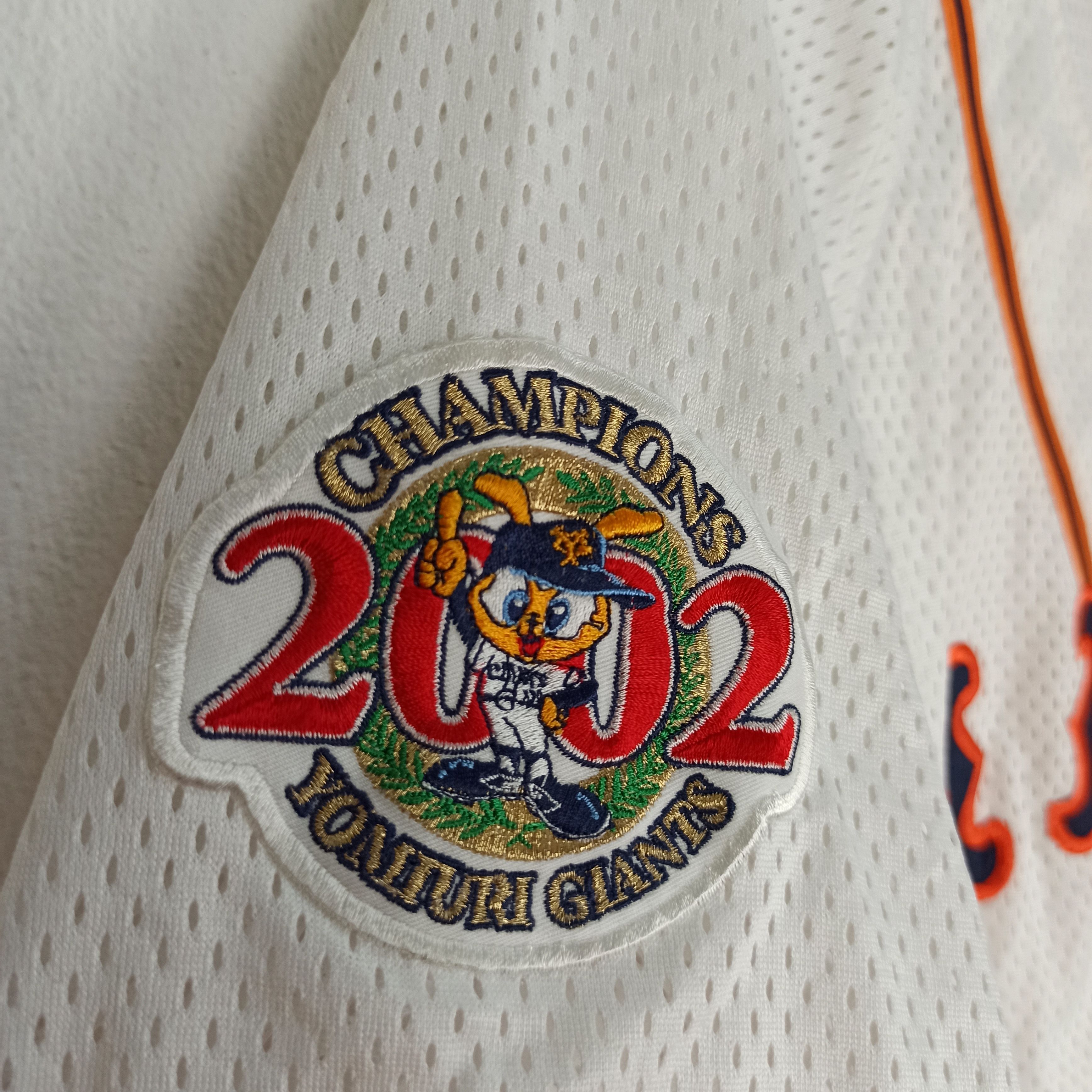 Japanese Brand Rare🔥 Yomiuri Giants 2002 Champions Baseball Big Logo Size US M / EU 48-50 / 2 - 2 Thumbnail