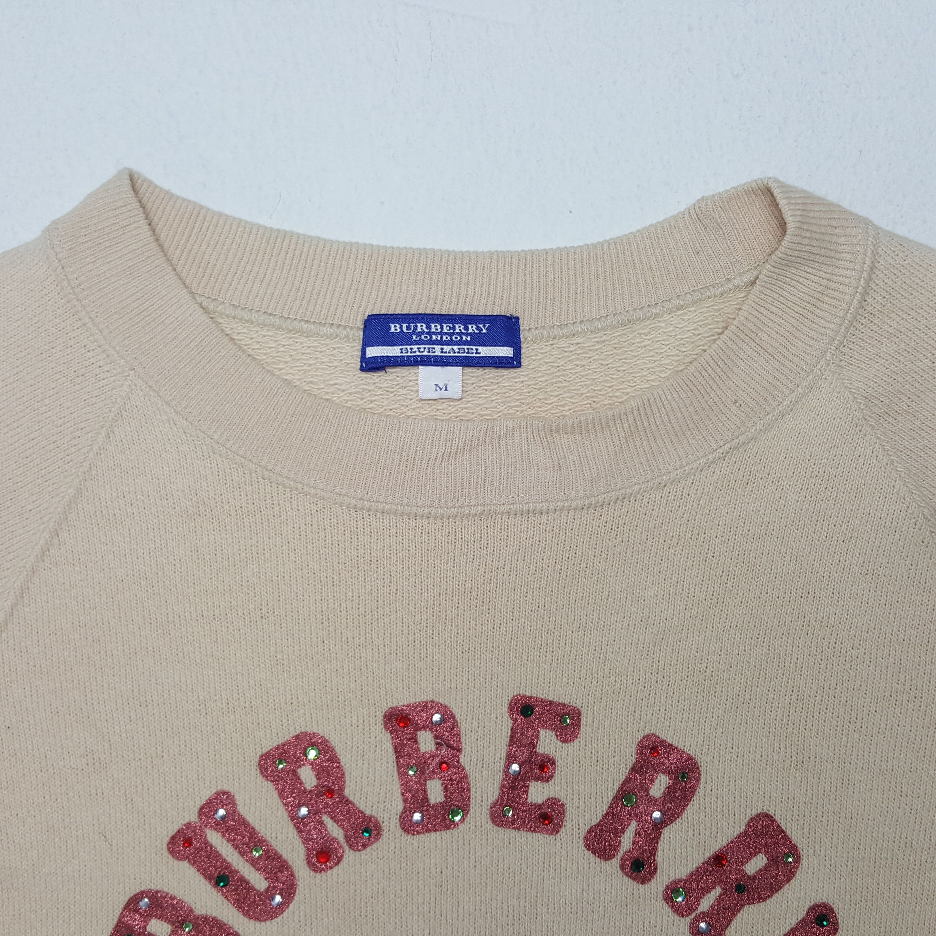 Burberry × Vintage Vintage Burberry Blue Label Diamond Shirt Size M / US 6-8 / IT 42-44 - 4 Thumbnail