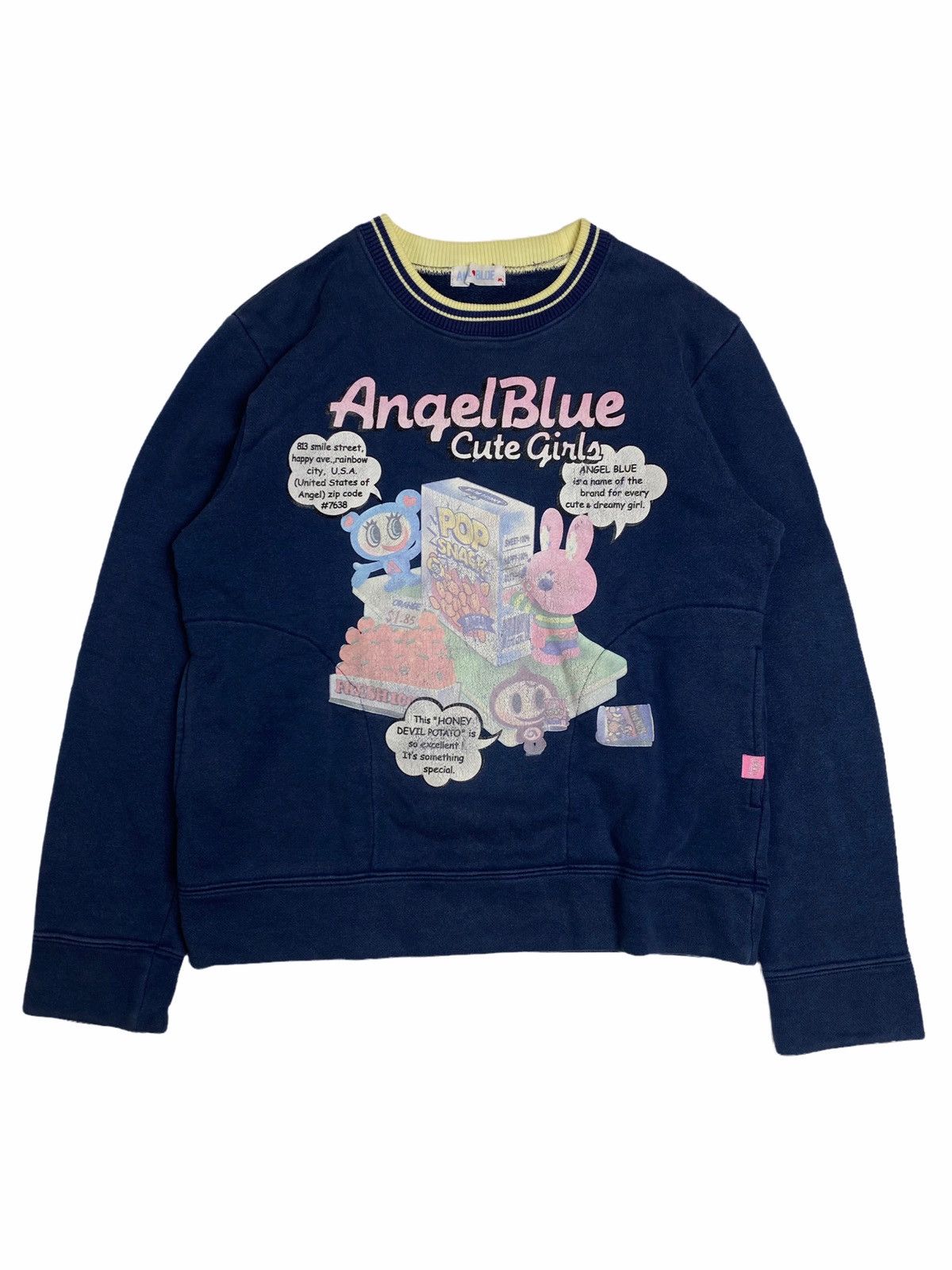 Hysteric Glamour ☠️NEEDGONE☠️90s Angel Blue Mascot Cereal Heavyweight CN Size US M / EU 48-50 / 2 - 1 Thumbnail