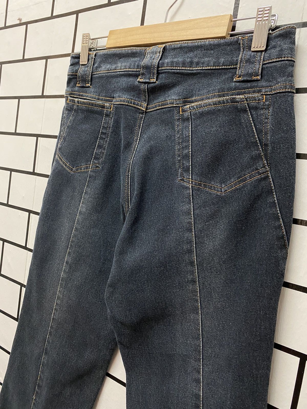 Designer × Japanese Brand Japan Brand Full Heart Recontructed Flared Denim Pants Size US 29 - 12 Thumbnail
