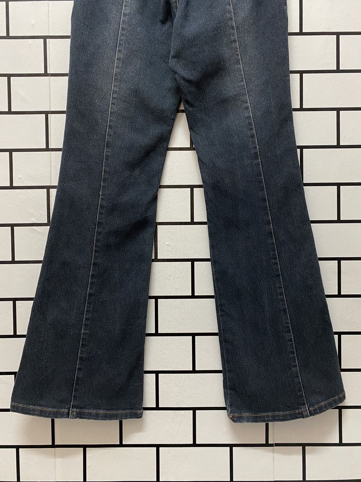 Designer × Japanese Brand Japan Brand Full Heart Recontructed Flared Denim Pants Size US 29 - 11 Thumbnail