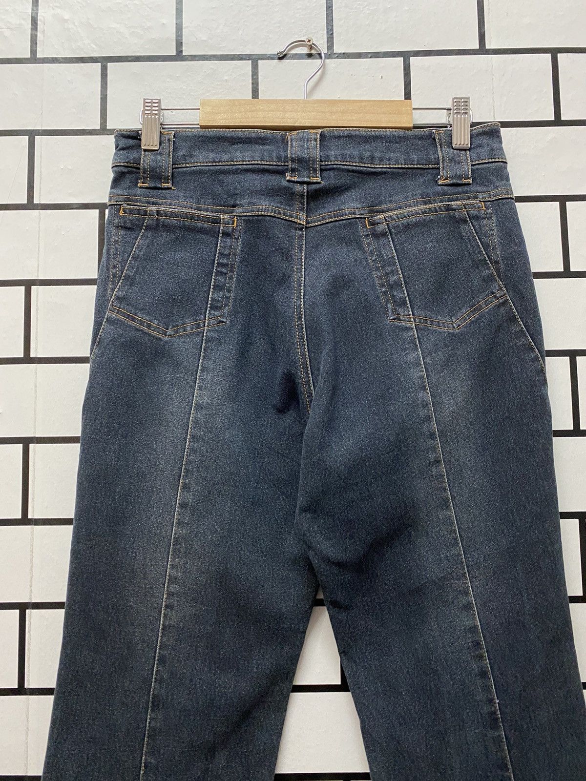 Designer × Japanese Brand Japan Brand Full Heart Recontructed Flared Denim Pants Size US 29 - 10 Thumbnail