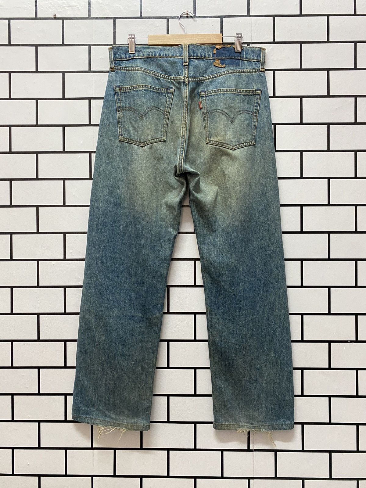 Levi's × Vintage Vintage Levis 509 Distressed Denim pants Size US 34 / EU 50 - 2 Thumbnail