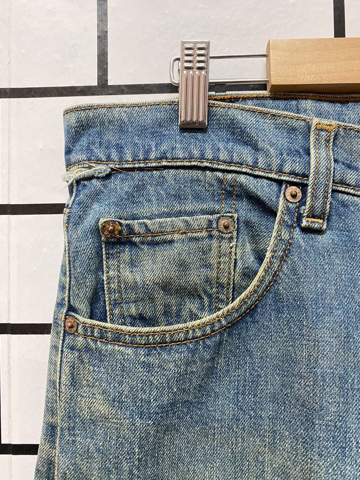Levi's × Vintage Vintage Levis 509 Distressed Denim pants Size US 34 / EU 50 - 7 Thumbnail