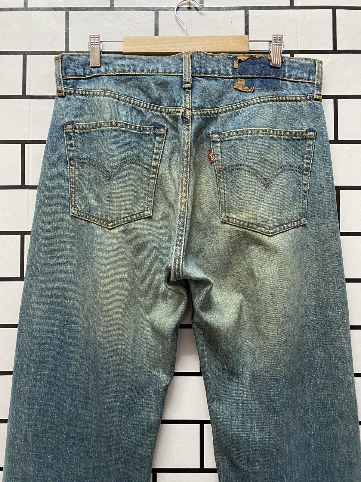 Levi's × Vintage Vintage Levis 509 Distressed Denim pants Size US 34 / EU 50 - 9 Thumbnail