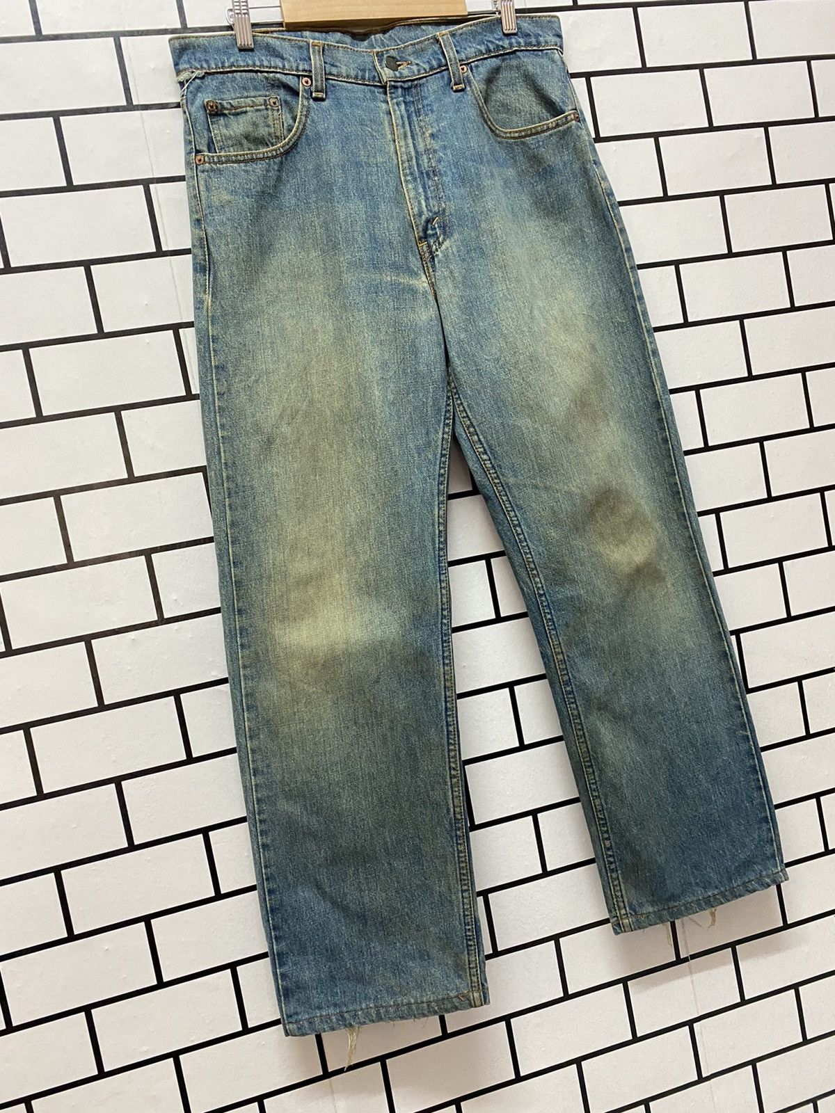 Levi's × Vintage Vintage Levis 509 Distressed Denim pants Size US 34 / EU 50 - 4 Thumbnail
