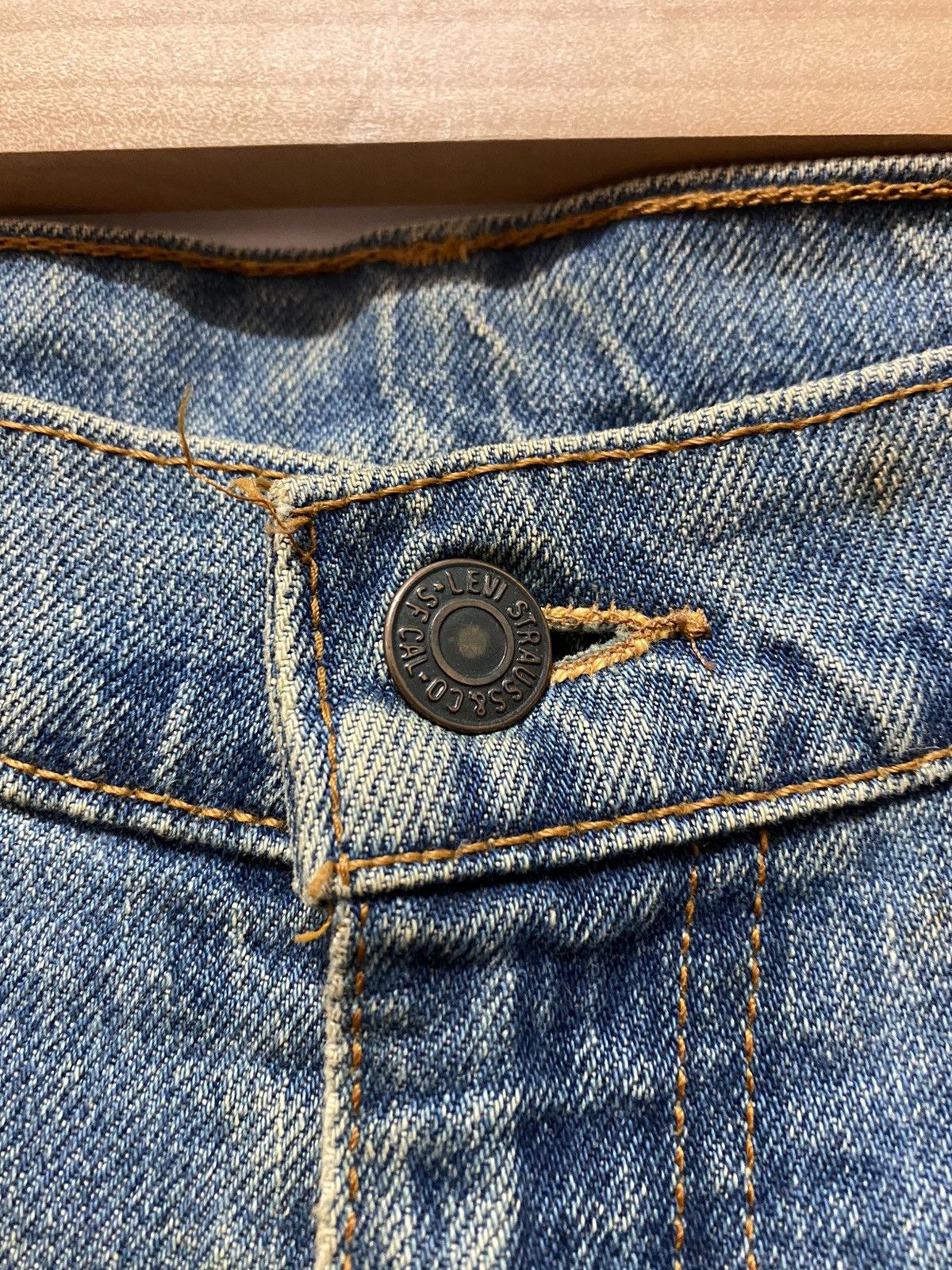 Levi's × Vintage Vintage Levis 509 Distressed Denim pants Size US 34 / EU 50 - 16 Thumbnail