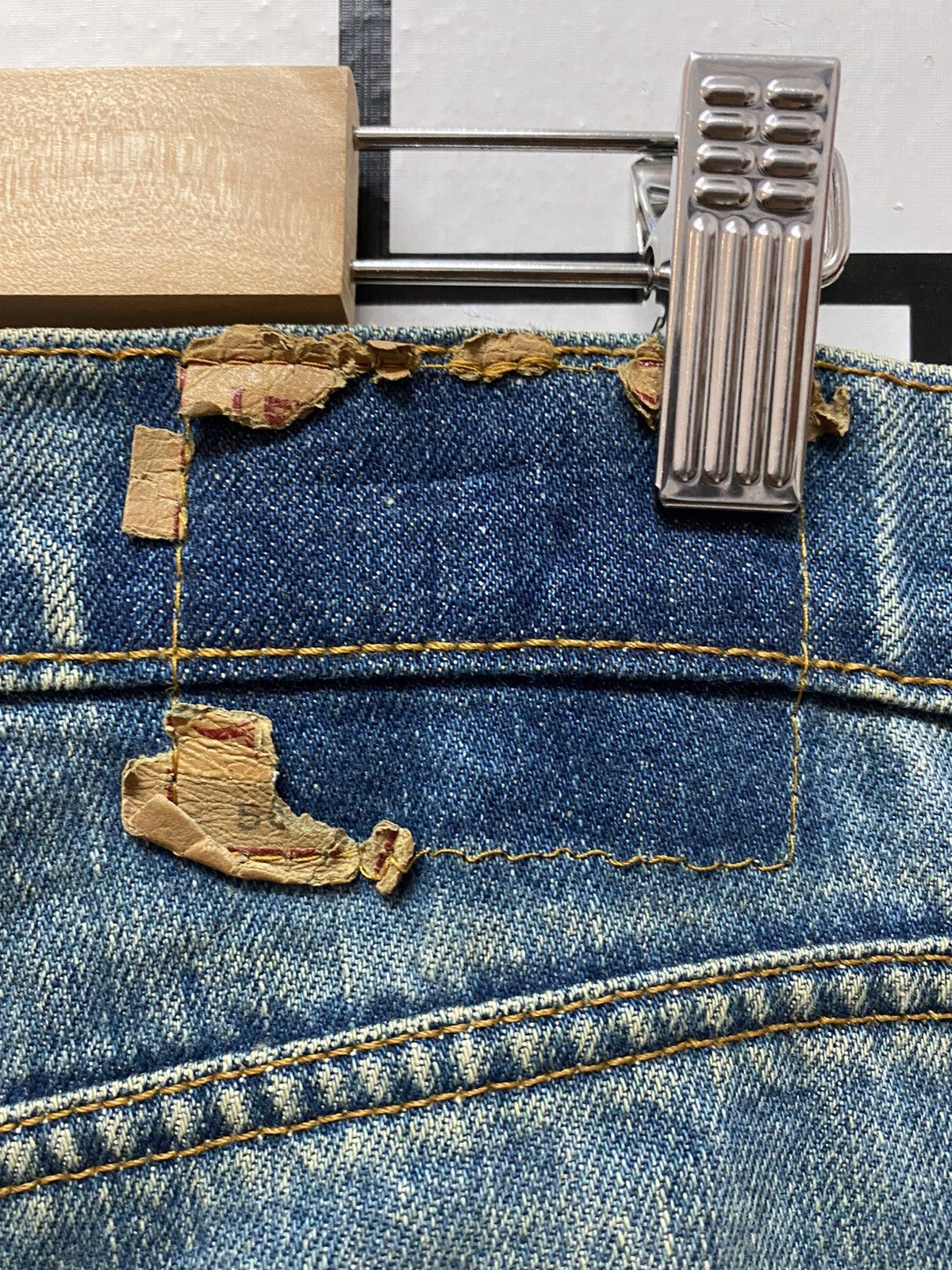 Levi's × Vintage Vintage Levis 509 Distressed Denim pants Size US 34 / EU 50 - 14 Thumbnail