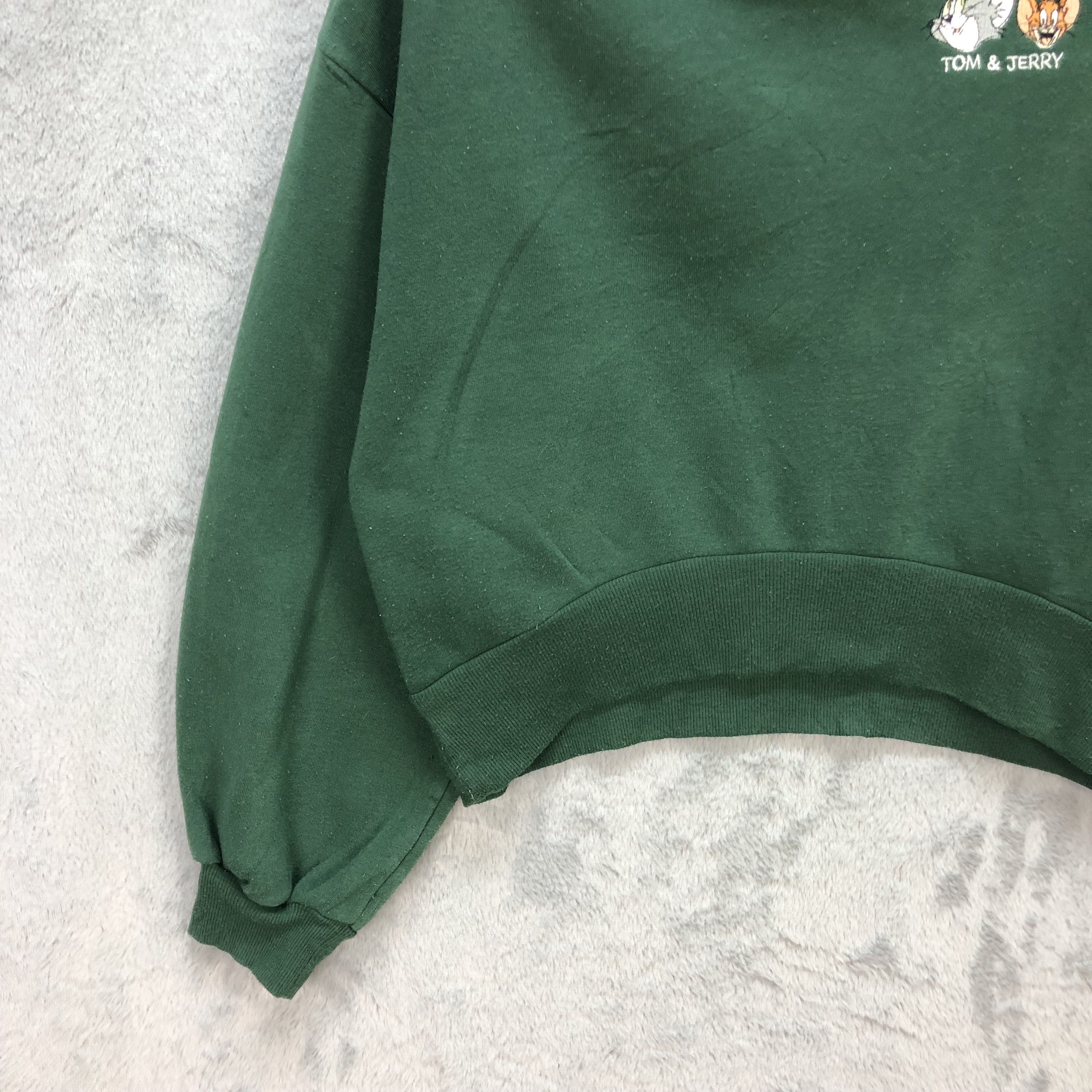 Cartoon Network Boxy🔥 Tom & Jerry Cropped Hoodies #5827-209 Size L / US 10 / IT 46 - 5 Thumbnail