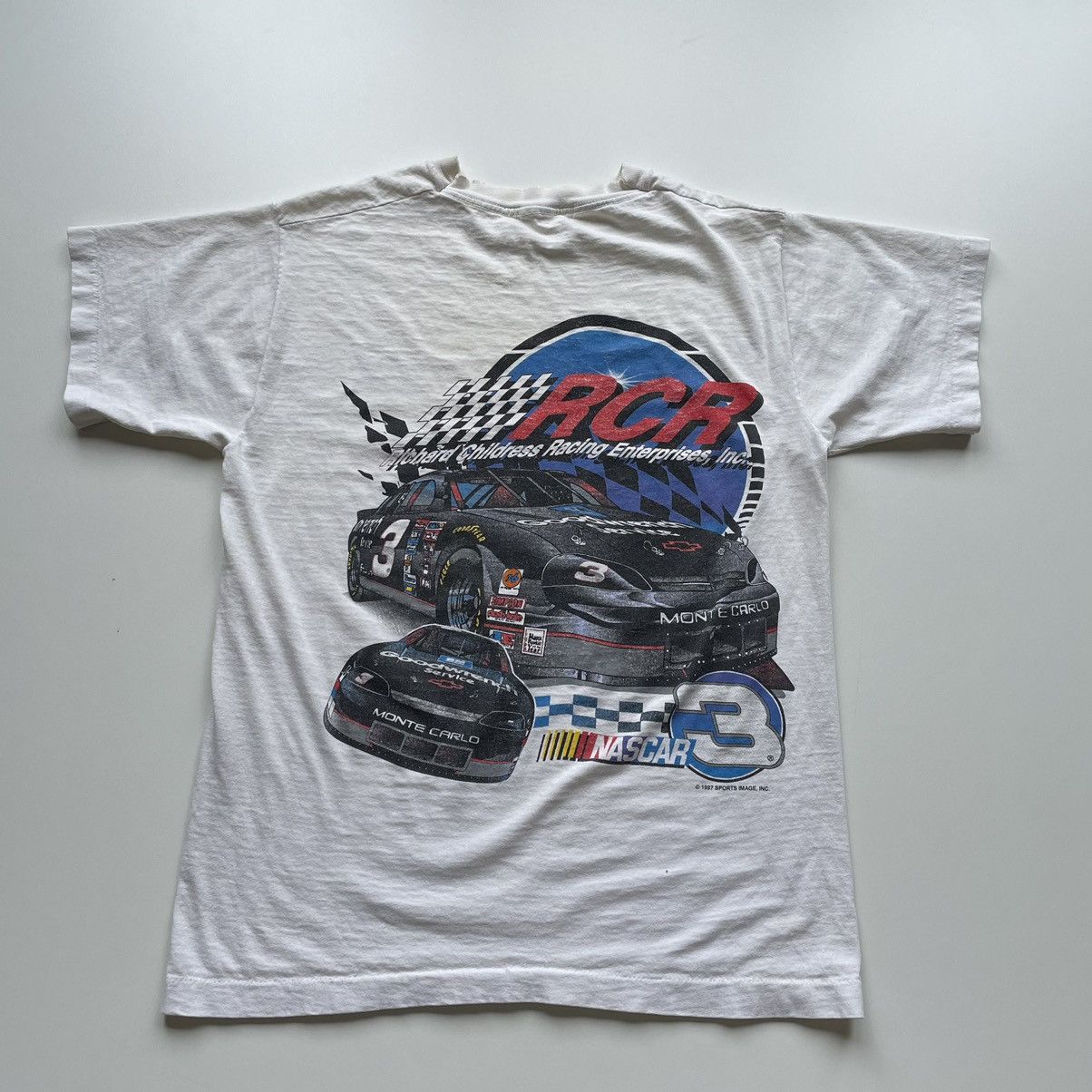 NASCAR Vintage 90s Nascar Racing Graphic T Shirt Medium Rare Size US M / EU 48-50 / 2 - 1 Thumbnail