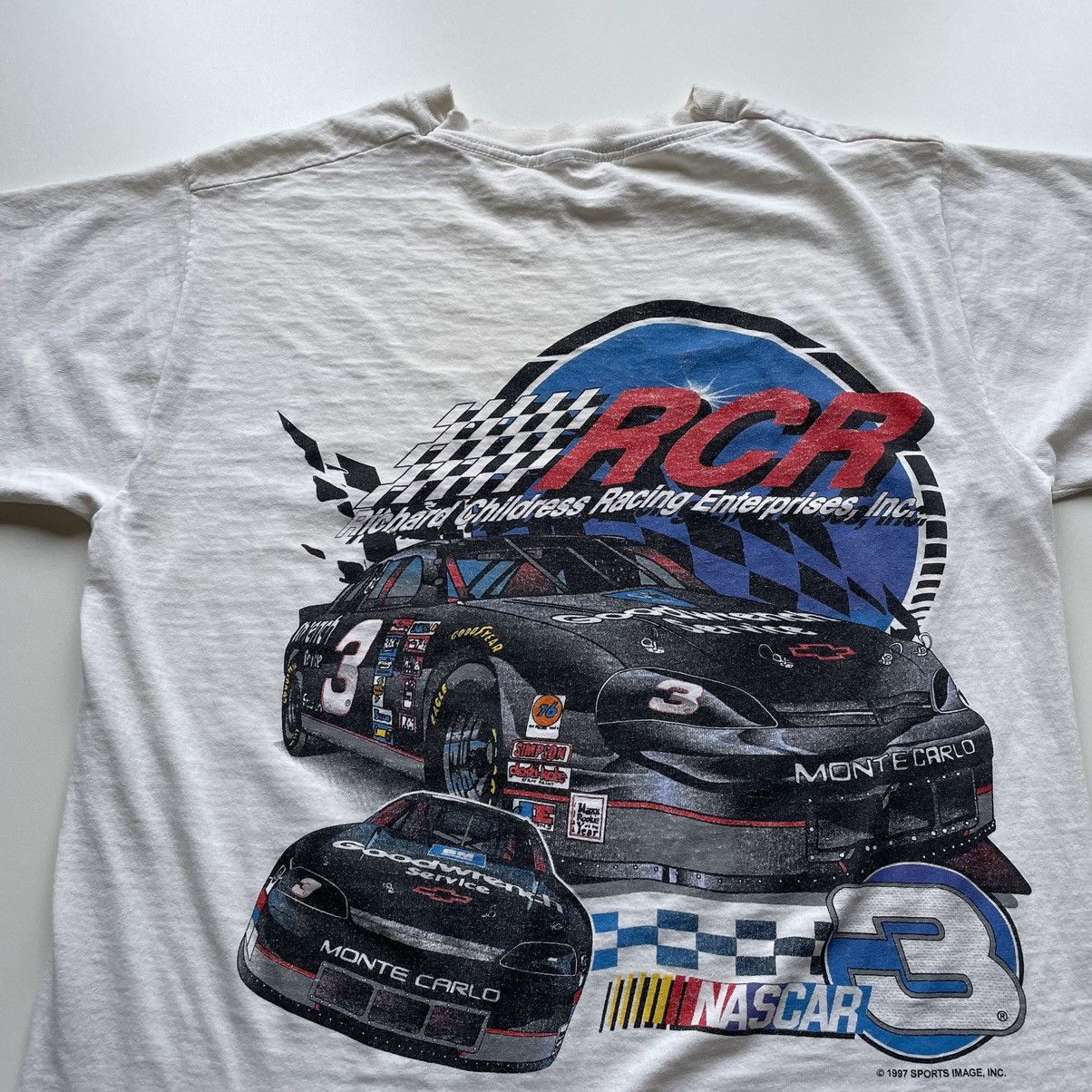 NASCAR Vintage 90s Nascar Racing Graphic T Shirt Medium Rare Size US M / EU 48-50 / 2 - 2 Thumbnail