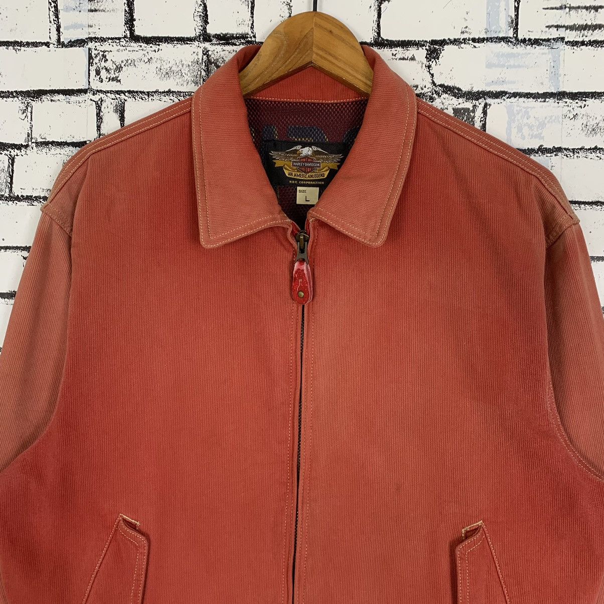 Harley Davidson Vintage Corduroy Jacket Harley Davidson Size US L / EU 52-54 / 3 - 2 Thumbnail