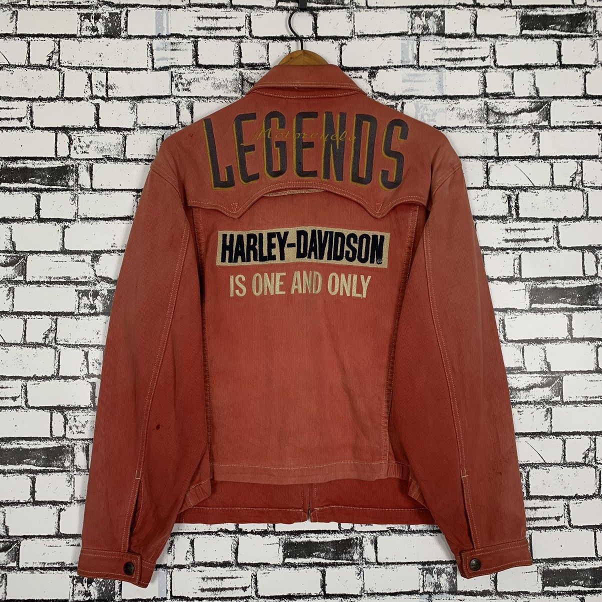 Harley Davidson Vintage Corduroy Jacket Harley Davidson Size US L / EU 52-54 / 3 - 6 Thumbnail