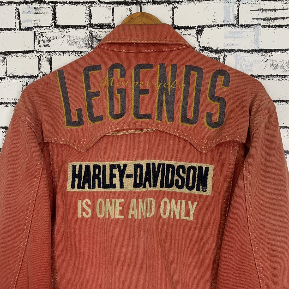 Harley Davidson Vintage Corduroy Jacket Harley Davidson Size US L / EU 52-54 / 3 - 7 Thumbnail