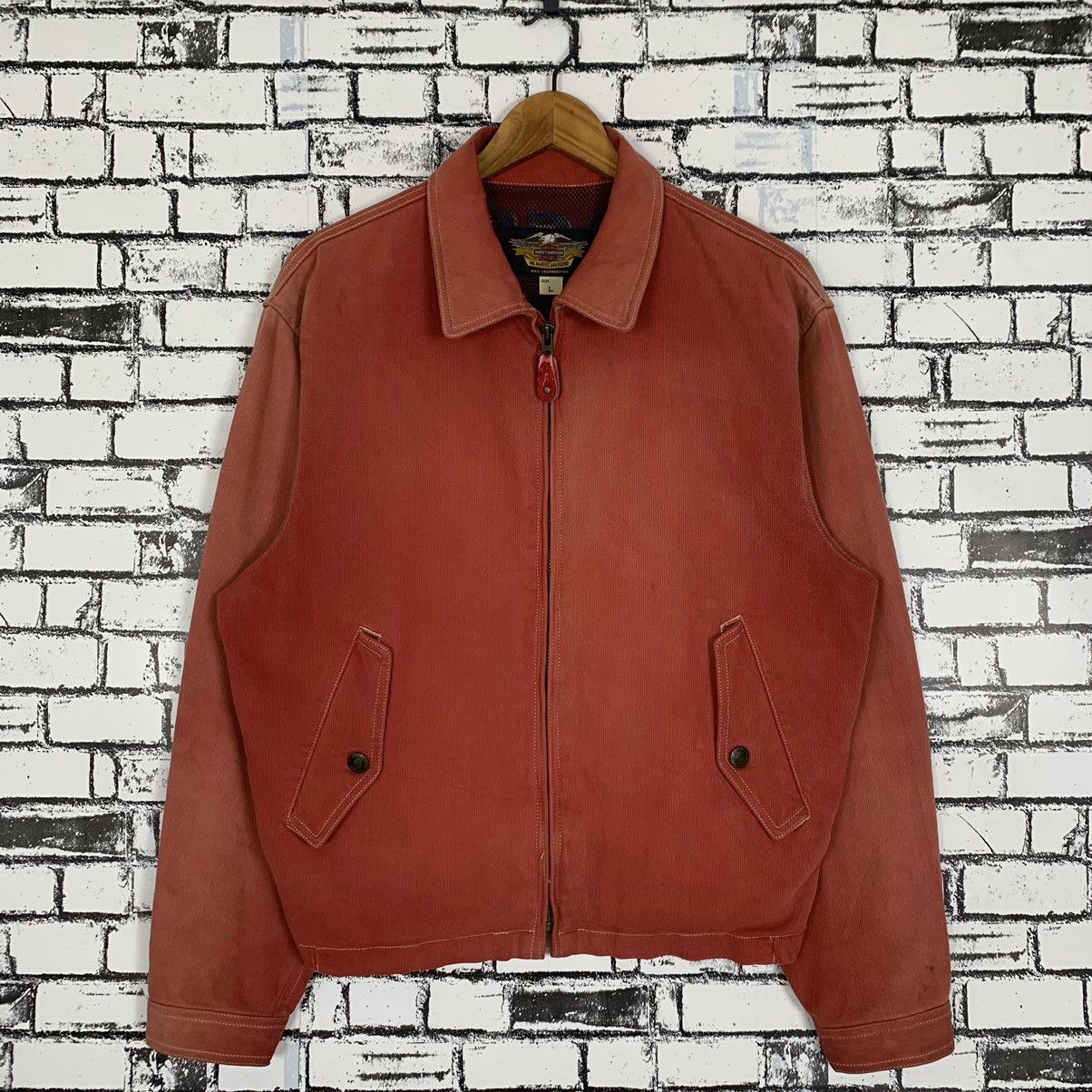 Harley Davidson Vintage Corduroy Jacket Harley Davidson Size US L / EU 52-54 / 3 - 1 Thumbnail