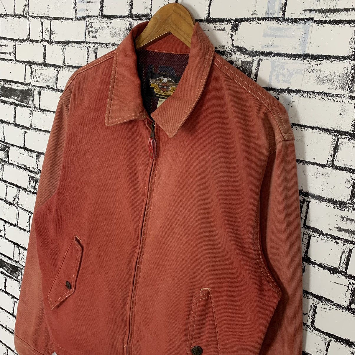 Harley Davidson Vintage Corduroy Jacket Harley Davidson Size US L / EU 52-54 / 3 - 3 Thumbnail