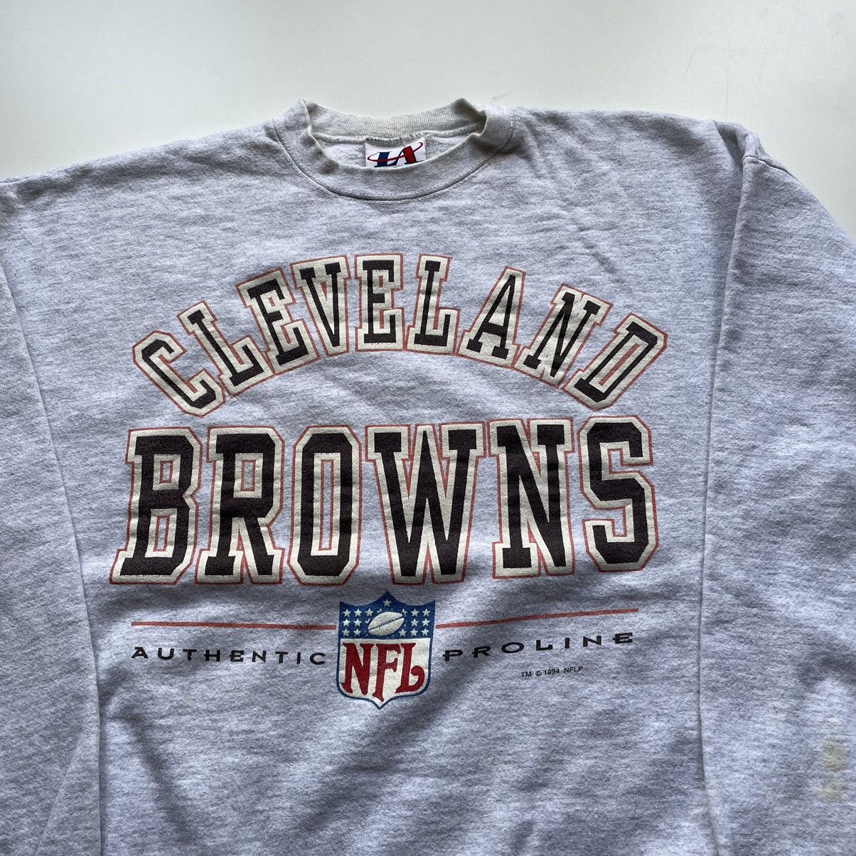 Logo Athletic Vintage 1990s Cleveland Browns NFL Football Graphic Crewneck Size US L / EU 52-54 / 3 - 2 Thumbnail