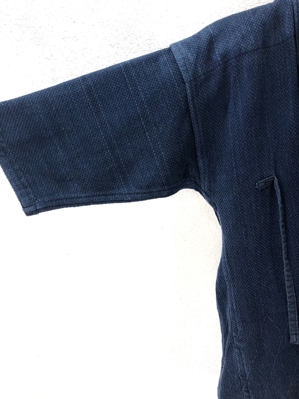 Indigo × Japanese Brand Vintage kendo jacket indigo woven cotton drawstring kimono Size US S / EU 44-46 / 1 - 3 Thumbnail