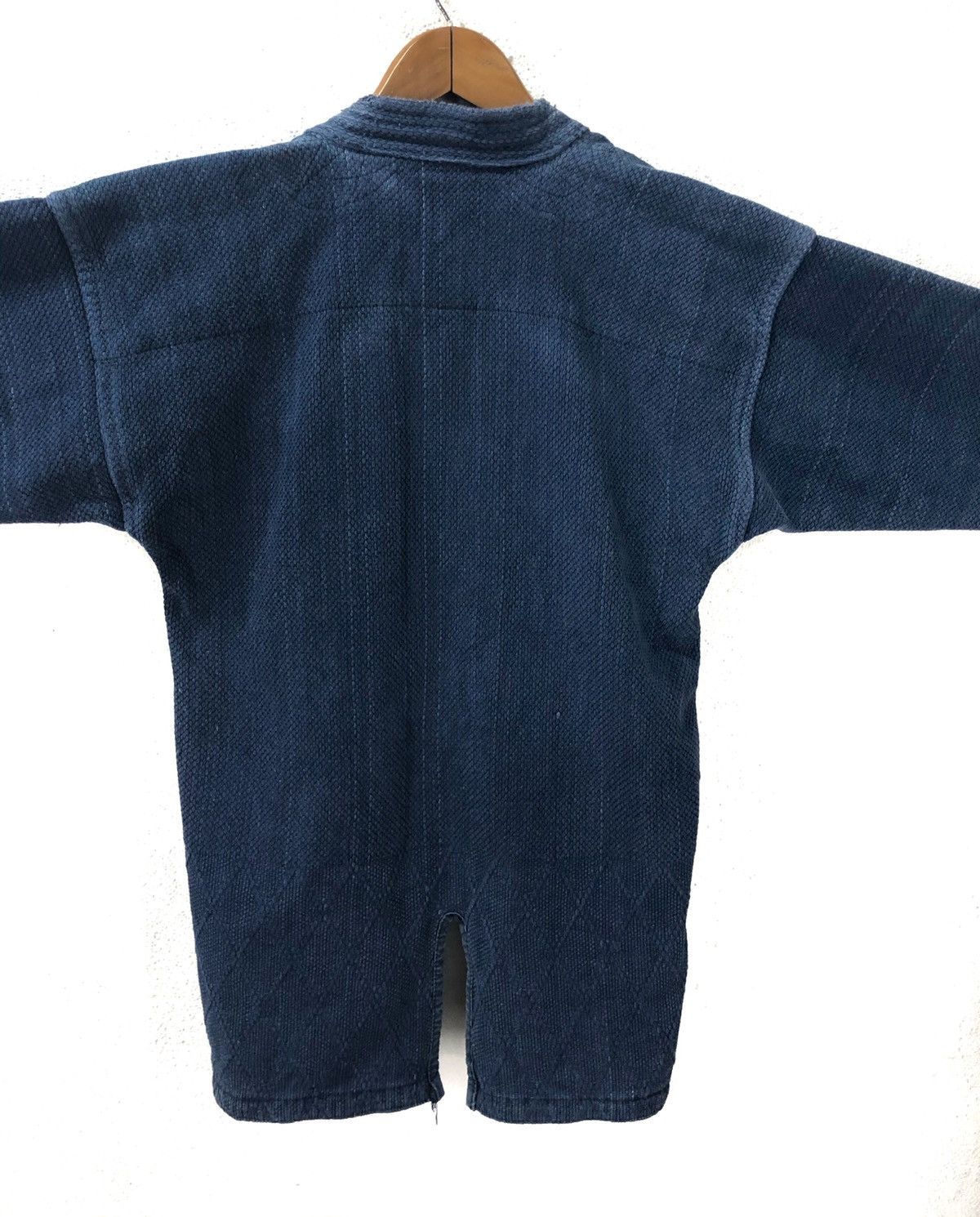 Indigo × Japanese Brand Vintage kendo jacket indigo woven cotton drawstring kimono Size US S / EU 44-46 / 1 - 5 Thumbnail