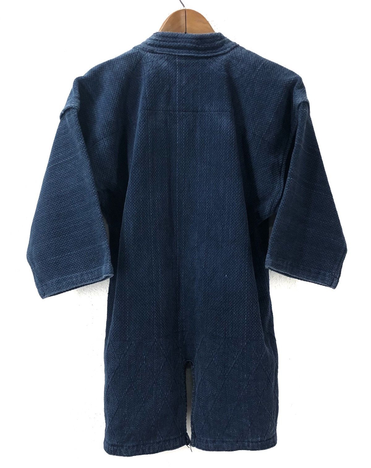 Indigo × Japanese Brand Vintage kendo jacket indigo woven cotton drawstring kimono Size US S / EU 44-46 / 1 - 4 Thumbnail