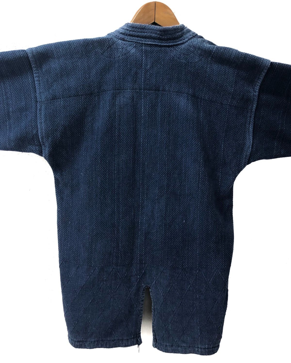 Indigo × Japanese Brand Vintage kendo jacket indigo woven cotton drawstring kimono Size US S / EU 44-46 / 1 - 6 Thumbnail