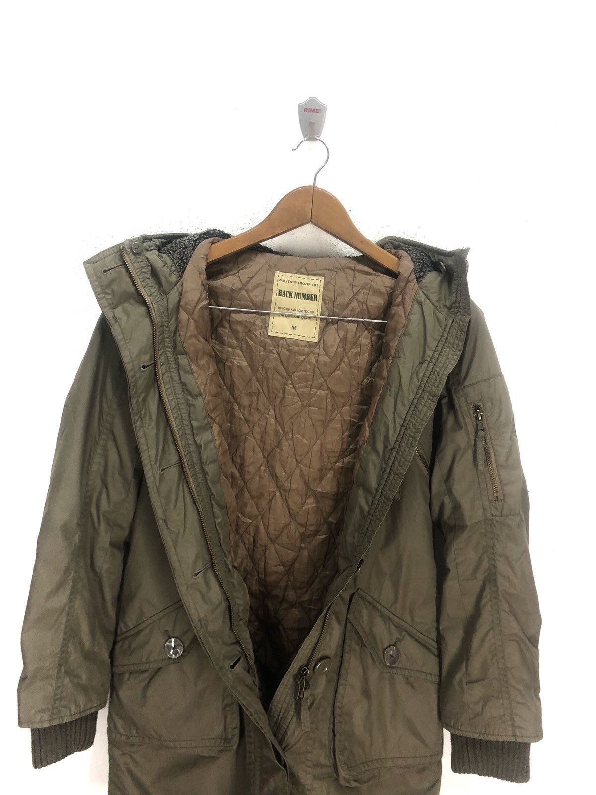 Japanese Brand Back Number Parka Jacket Size US M / EU 48-50 / 2 - 9 Thumbnail