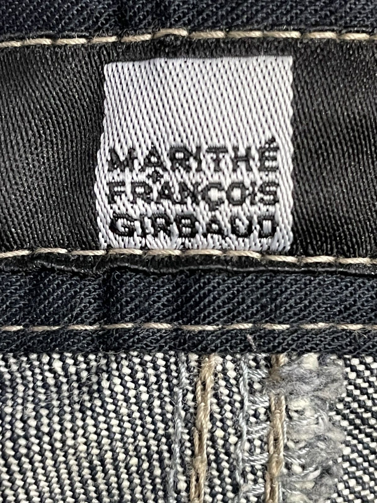 Marithe + Francois Girbaud × Vintage Y2K Marithe Francois Girbaud Hagi Denim With Leather Belt Size US 30 / EU 46 - 16 Thumbnail