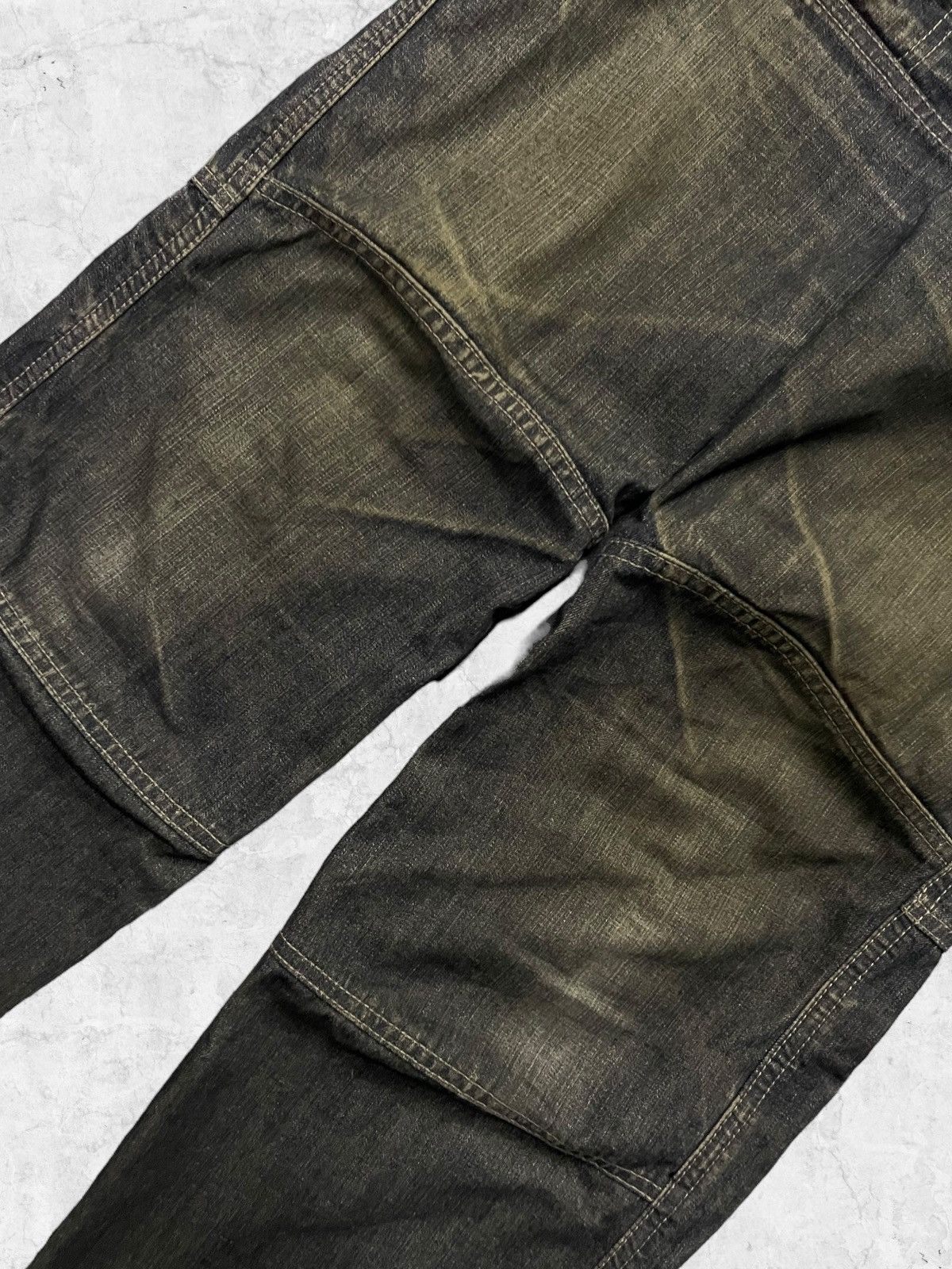 Marithe + Francois Girbaud × Vintage Y2K Marithe Francois Girbaud Hagi Denim With Leather Belt Size US 30 / EU 46 - 10 Thumbnail
