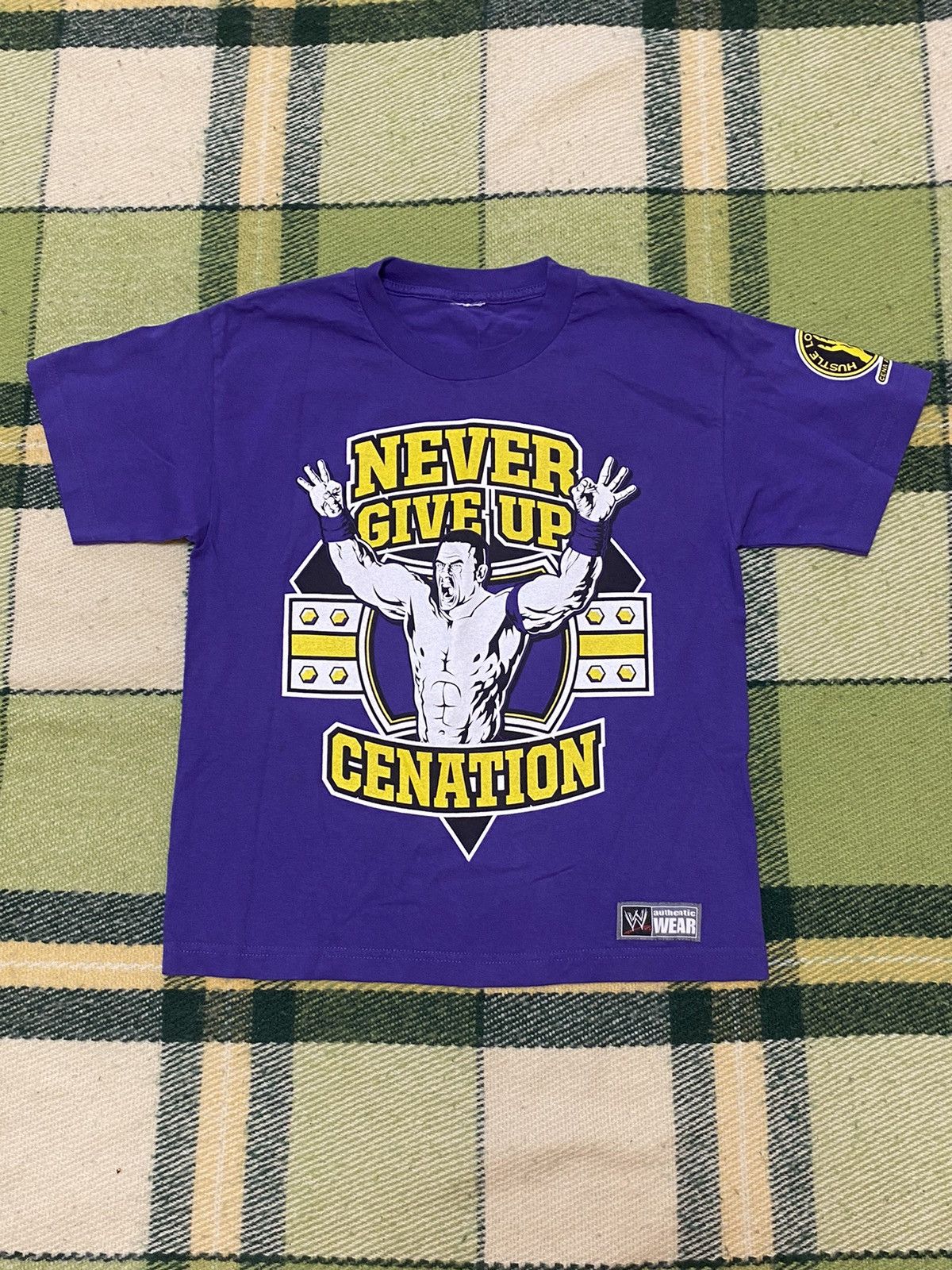 Vintage Vintage 90s WWE John Cena tee streetwear style size S Size US S / EU 44-46 / 1 - 1 Thumbnail