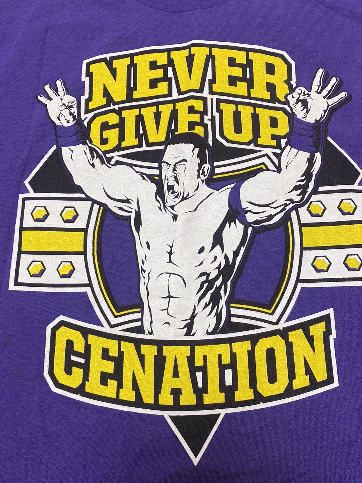 Vintage Vintage 90s WWE John Cena tee streetwear style size S Size US S / EU 44-46 / 1 - 2 Thumbnail