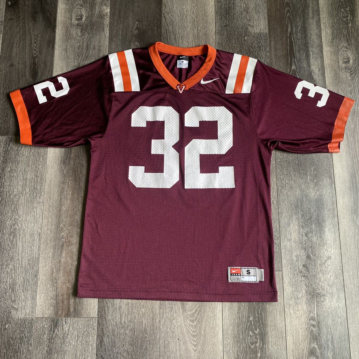 Nike Vintage 00s Nike Team Virginia Tech NCAA #32 Football Jersey | Grailed