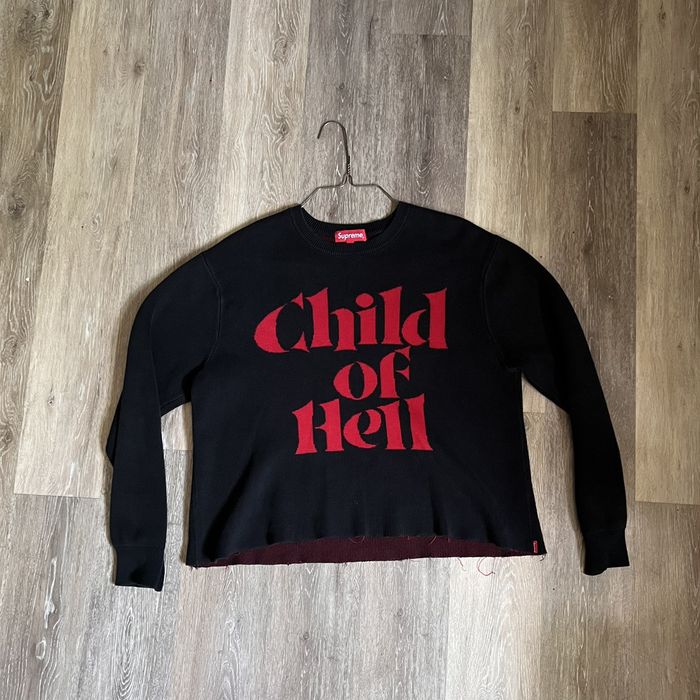 Supreme Supreme Child of Hell Knit Sweater | Grailed