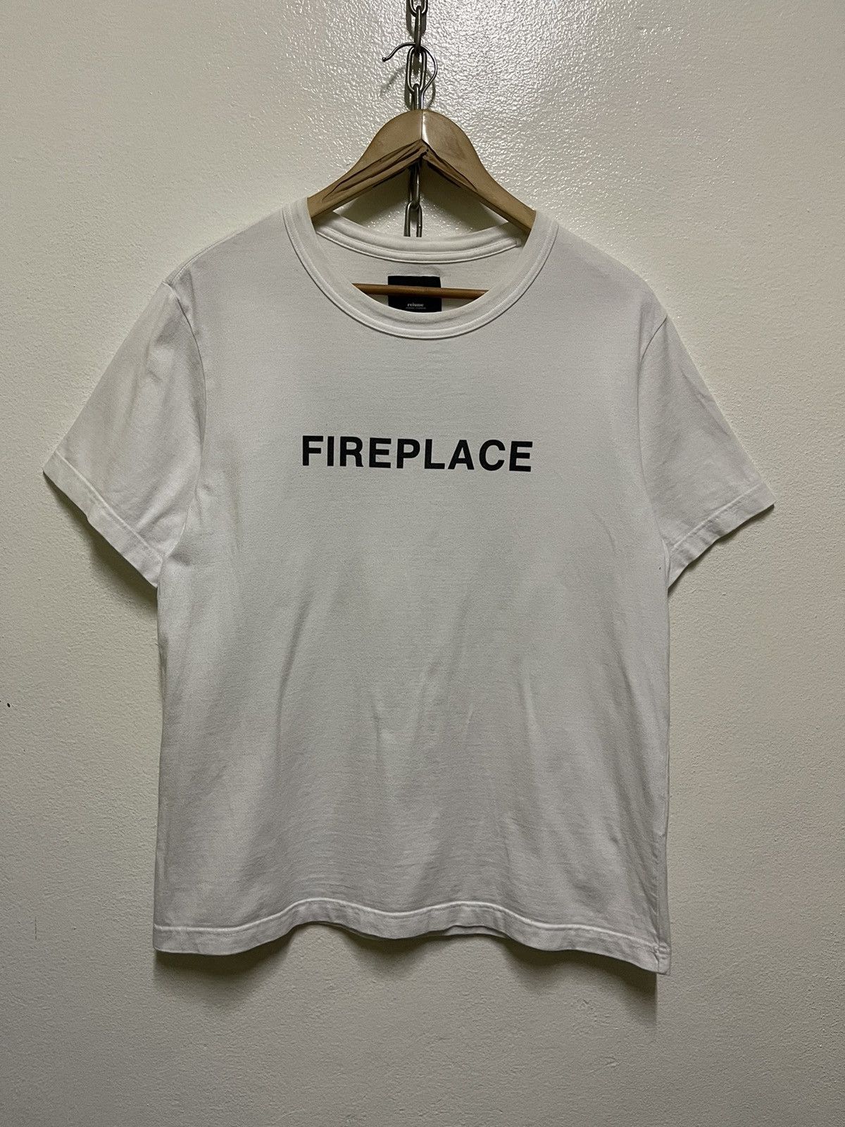 image of Journal Standard x Snow Peak Relume Js Fireplace Printed T Shirt in White, Men's (Size Medium)