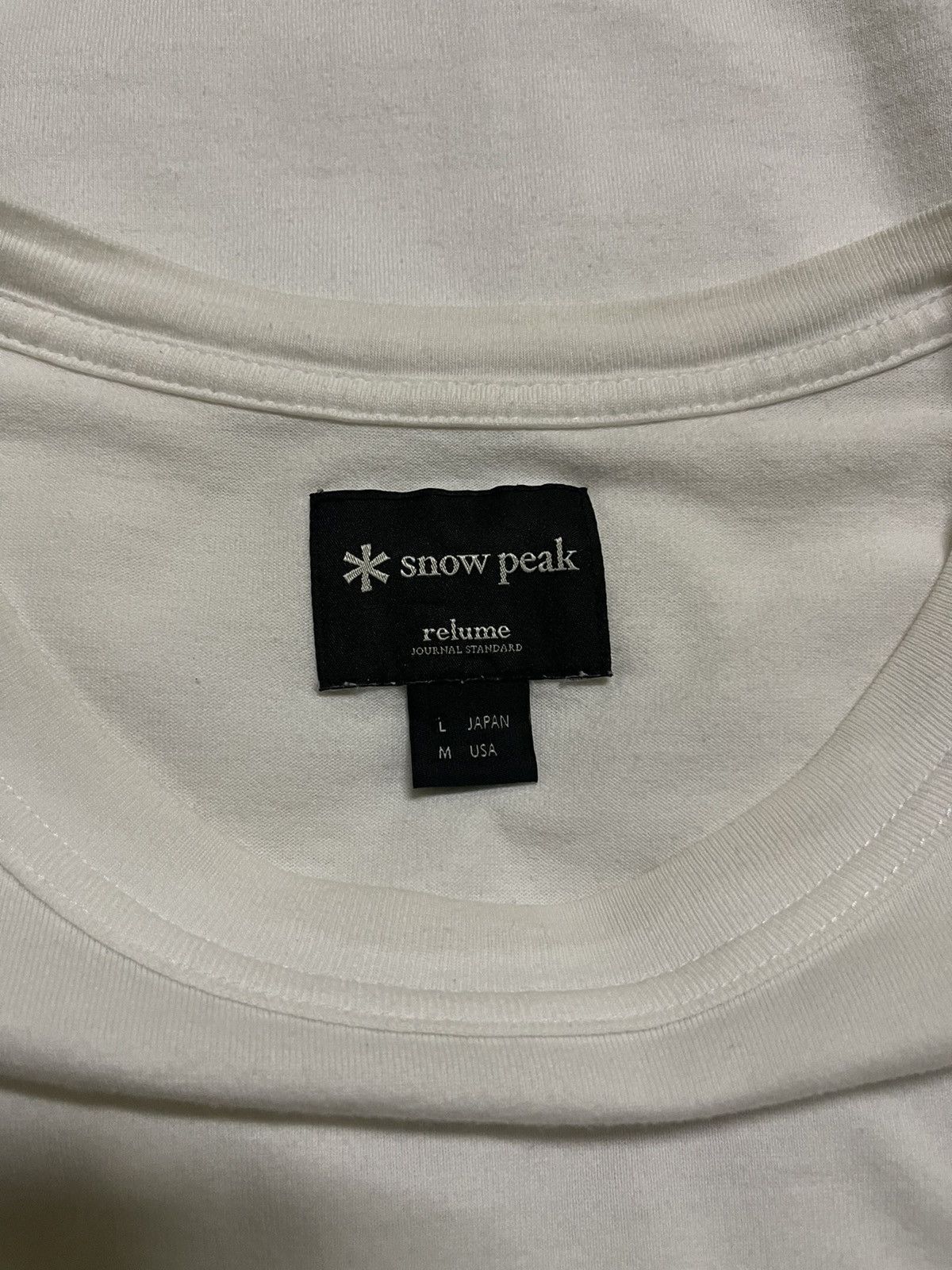 Japanese Brand Snow Peak X Relume JS Fireplace Printed T Shirt Size US M / EU 48-50 / 2 - 13 Thumbnail