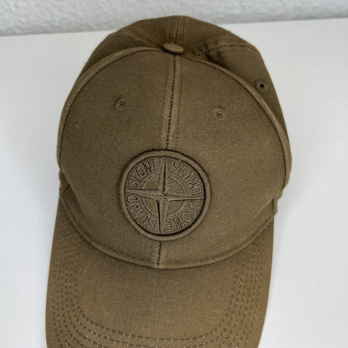 Stone Island Stone Island Brown Cap Hat Big Logo Wind Rose Size ONE SIZE - 1 Thumbnail