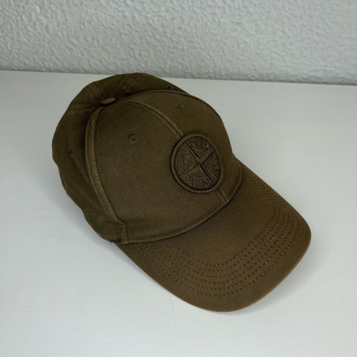 Stone Island Stone Island Brown Cap Hat Big Logo Wind Rose Size ONE SIZE - 2 Thumbnail